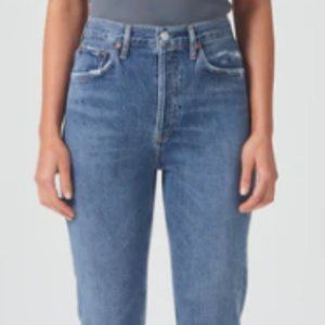 Agolde Riley High Rise Straight Crop